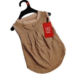 Reddy Dog Medium Lightweight Pink Pleated Tank Top Made With Recycled Material